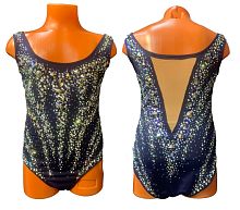 Купальник для худож. Гимнастики р.38 рост 146-152 артикул 10448 чернильный